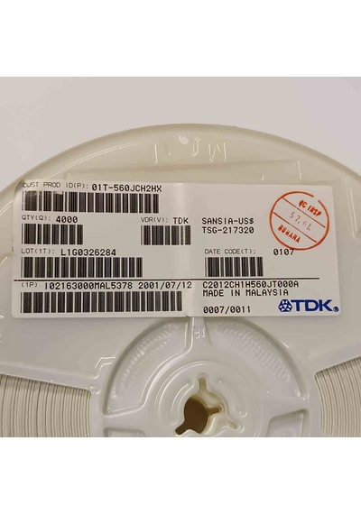 C2012ch1h560jtt000a 56uh 805 Tdk Smd Bobin 143 Adet
