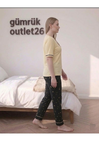 Vinetta Pijama Sarı