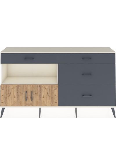 Arges Konsol Tek Raflı 4 Çekmeceli 2 Kapaklı 176x30x99 Aytaşı-çam Aytaşı-çam/antrasit Arges Konsol Tek Raflı 4 Çekmeceli 2 Kapaklı 176x30x99 Aytaşı-çam Aytaşı-çam/antrasit