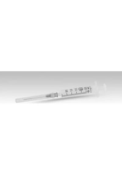 Ayset 70578 2cc - 3/P 22G Contalı Siyah İğneli Enjektör 300 Adet