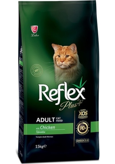 Reflex Plus Tavuklu Yetişkin Kedi Maması 15 KG