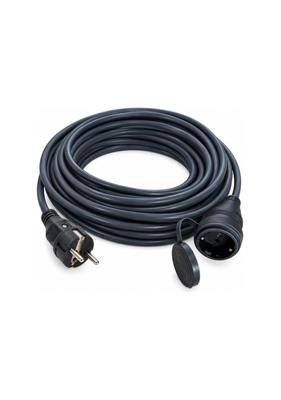 3x1.5mm%100 Bakır Ttr Topraklı Seyyar Uzatma Kablosu Siyah, 5 Metre Diger