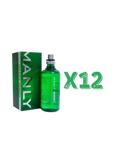 Manly Green Erkek Parfüm EDC 12 x 125 ML