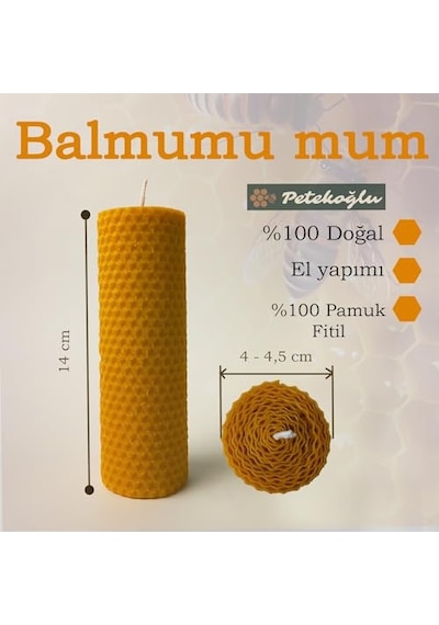 Doğal Balmumu Mum Yılbaşı Ve Yeni Yıl Hediye Seti El Yapımı 3'lü Dekoratif Mum, Kırmızı Çiçekli Jüt Ku Diğer