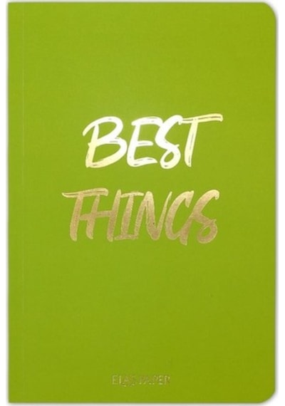 Ela's Paper Best Things Notes Çizgili Defter