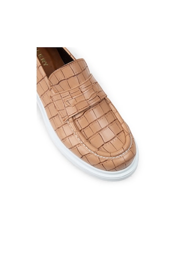 Deery Pudra Rengi Kadın Loafer Ayakkabı - 01903zpdrp01 Pudra