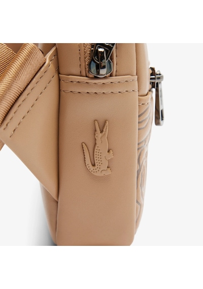 Lacoste Holiday Unisex Bag 18 4 4 Ayarlanabilir Askılı Baskılı Unisex Postacı Çantası Kahverengi