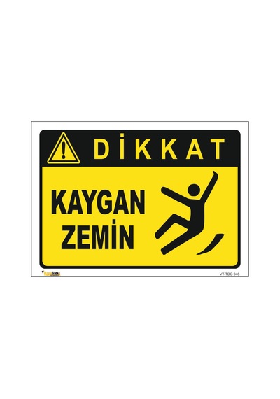 Kaygan Zemin - Isg Levhası (511784785)