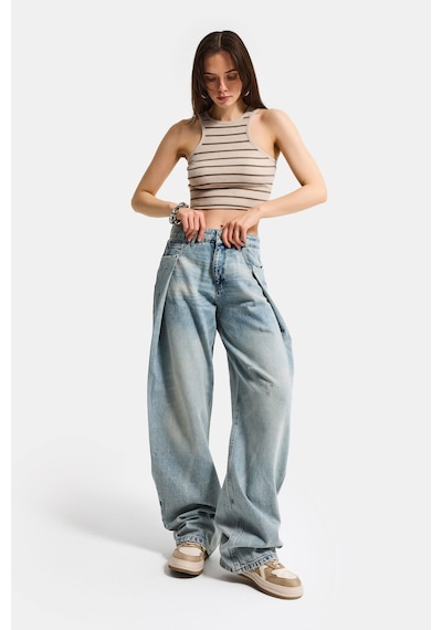 Itsbasic Kadın T.kot Rengi 12s6-65 Loose Fit Bol Kesim Özel Tasarım Denim Jean Itsbasic Kadın T.kot Rengi 12s6-65 Loose Fit Bol Kesim Özel Tasarım Denim Jean