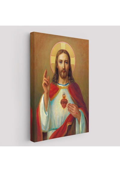 İsa'nın En Kutsal Kalbi Tablosu - The Most Sacred Heart Of Jesus-6478 50 X 70