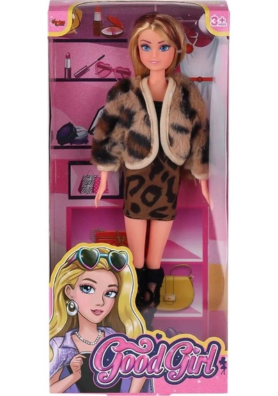 Good Girl 30 Cm Kürklü Ceketli Ve Çizmeli Moda Bebeği - Şık Aksesuarlı Manken Oyuncak Bebek S
