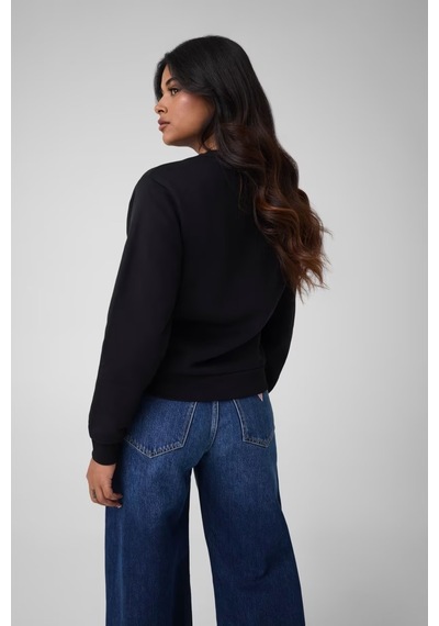 Guess Crysta Kadın Sweatshirt W6bq14k6060 Siyah