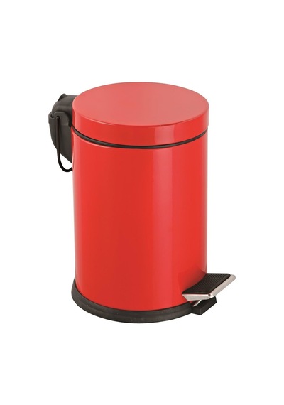 Onno Kırmızı Pedallı Kovası 5 Litre Renkli