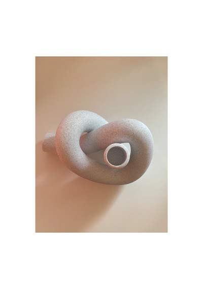 Düğümlü Mumluk Modern 3d Baskı Dekoratif Şamdan & Mum Tutucu Mermer Desen