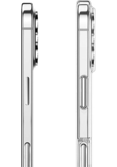 Apple iPhone 16 Pro Max Uyumlu Kılıf Şeffaf Magsafe Wireless Şarj Özellikli Transparan Telefon Kılıf