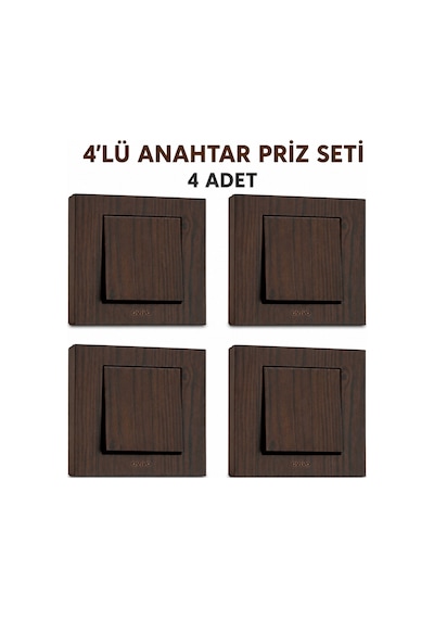 Asyagrup Ovivo Ceviz Anahtar 4 Adet 1