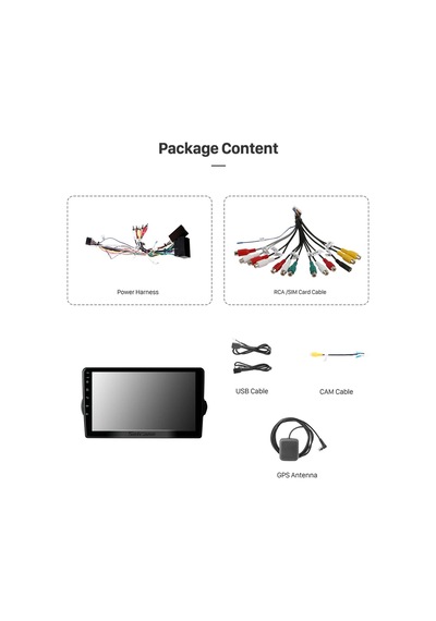 Fıat Egea 2016-2020 Multimedya Navigasyon Usb Kamera Carplayer 4 Ram