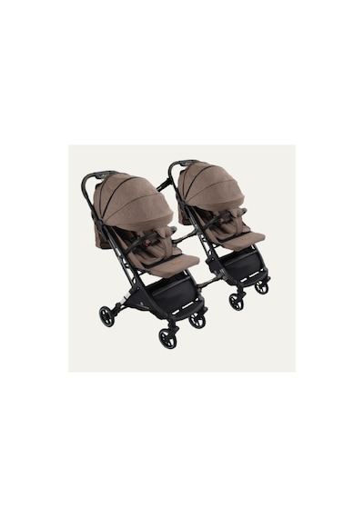 Yan Yana Birleştirmeli Kabin Boy İkiz Bebek Arabası Ayak Örtüsü + Yağmurluk + Taşıma Çantası