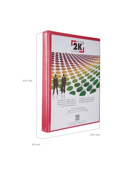 Firma Evrak Sunum Klasörü A4 Pvc 2 Cm 2 Halkalı 150 Yaprak 25.5 Beyaz