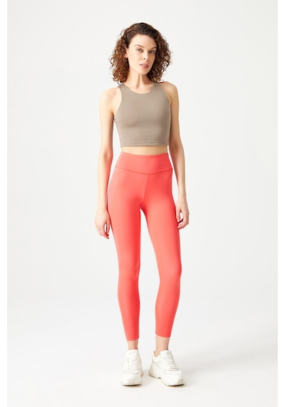 Los Ojos Vizon Halter Yaka Içi Sütyenli T-shirt Tank Top Vizon Vizon