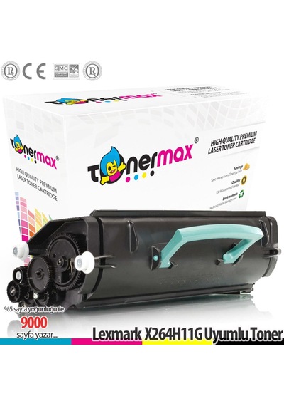 Tonerturk Lexmark X264 / X262 / X364 / X363 / X264G11G Uyumlu Toner