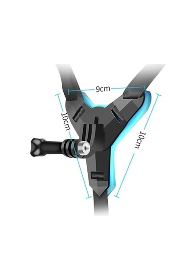 Go Pro Aksiyon Kamera Motorsiklet Kask Alt Çene Bağlantı Aparatı Çok Renkli
