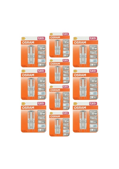10 Adet Osram 2,6w 30w 4000k Ilık Beyaz G9 Duylu Led Kapsül Ampul