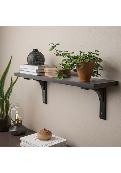 Ikea Bergshult/ramshult Duvar Rafı 80x20 Cm Kahverengi