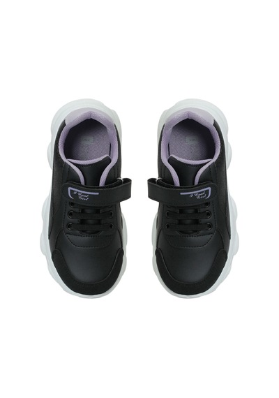 I Cool Bellı F Siyah Kız Çocuk Sneaker 000000000102714508 Siyah-lıla