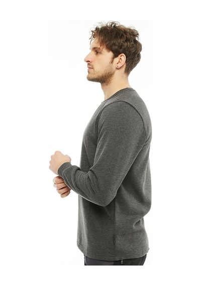 Uniprom Sweatshirt Bisiklet Yaka Içi Polarlı 3 Iplik Pamuklu Normal Kesim Erkek Antrasit