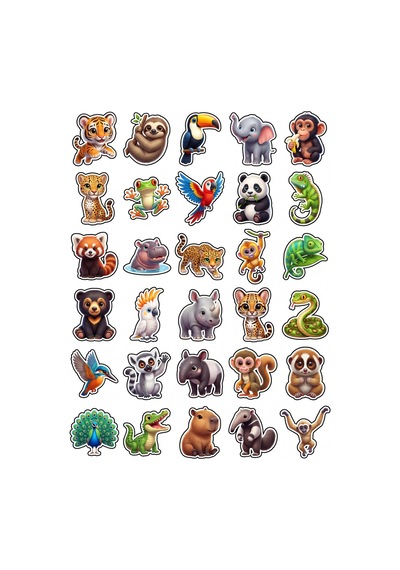 Botanik Doğa Vintage Sticker Seti 150 Adet - 5'li Mega Paket No16 - Laptop Defter Ajanda Çok Renkli
