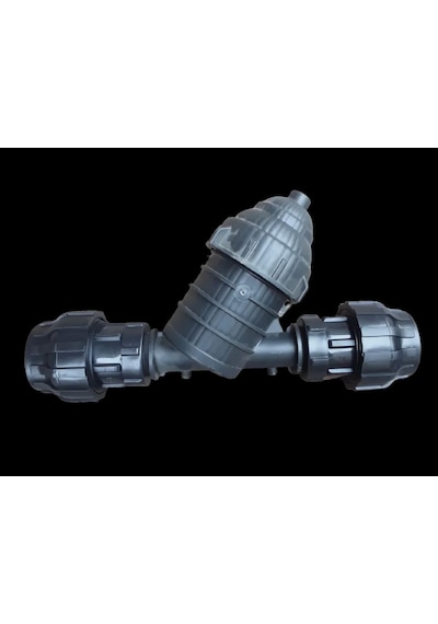 Damlama Sulama Filtresi 20 Mm 1/2" Y Tipi + 2 Adet Maşon Bağlantı Seti
