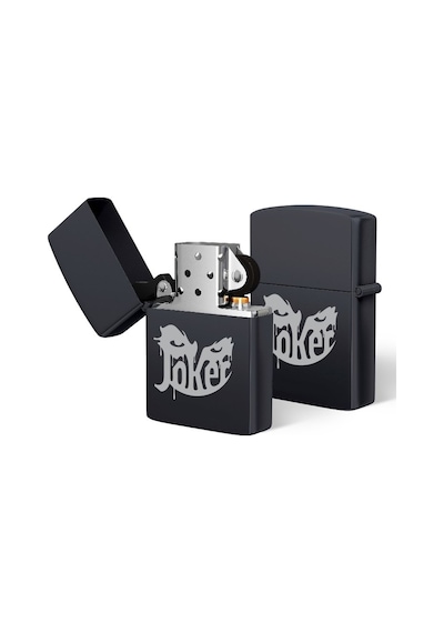Joker Tasarımlı  Benzinli Metal Çakmak Lazer Baskı