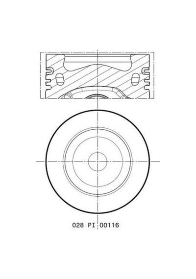 Piston Segman Crafter-amarok-passat 81mm Ckub-cktb-cffa-cffb-cfgb-cfgc-cnfa-cnfb Std 03l107065ag-03l107065s-03l107065aa