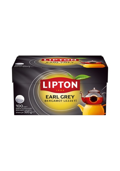 Lipton Earl Grey Demlik Poşet Çay 100'lü 320 G - 6 Adet Tarı