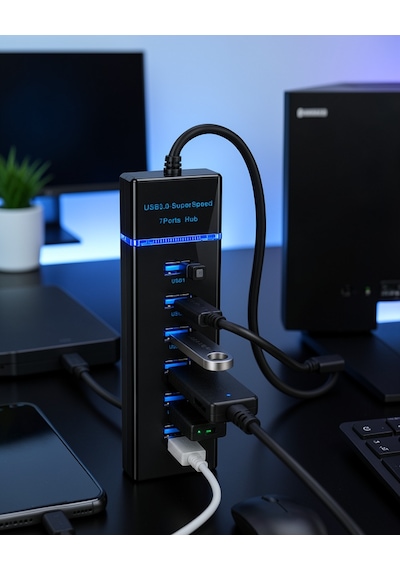 7 Port Usb 3.0 Hub 5gbps Uczzokm307-1