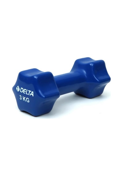 Delta 3 KG x 1 Adet Deluxe Pvc Kaplama Lacivert Demir Dambıl