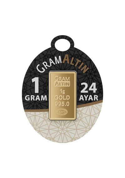 24 Ayar 1 Gram Külçe Altın