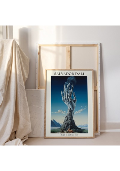Salvador Dali, Cennete Uzanmak, Salvador Dali, Gerçeküstü Resim, Çivit Mavisi Duvar Sanatı