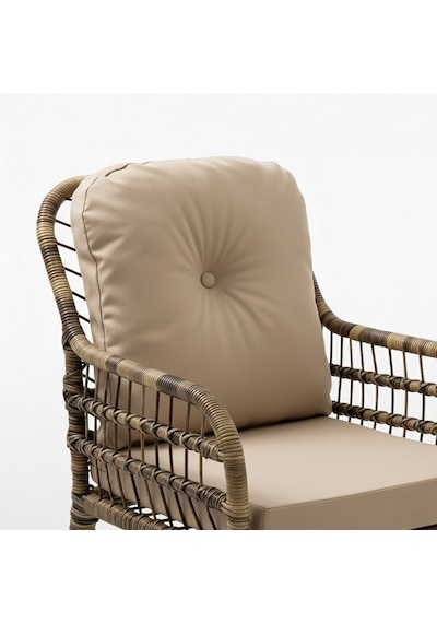 Capri Swing Pisa Tekli Rattan Bahçe Balkon Oturma Grubu Açık Kahve 703 Capri Swing Pisa Tekli Rattan Bahçe Balkon Oturma Grubu Açık Kahve 703
