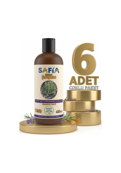 Safia Zayıf Ve Kırılgan Saçlar İçin Şampuan 6x400 Ml