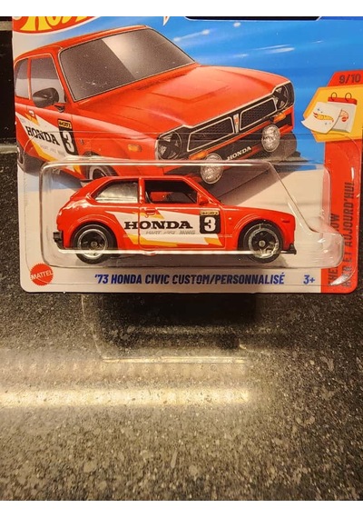 Hot Wheels 1/64 '73 Honda Civic Custom
