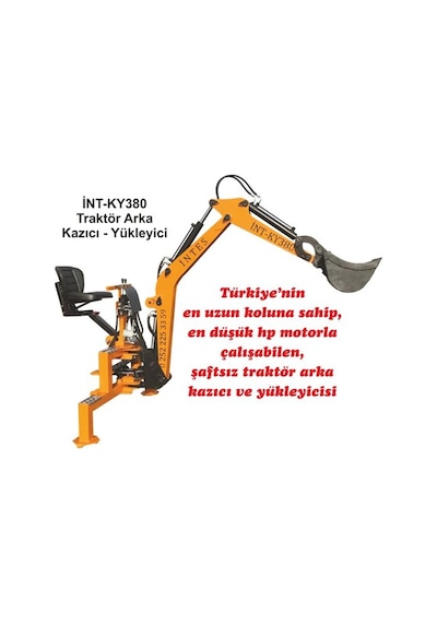 İntes Traktör Arka Kazıcı Kepçe İnt-Ky380