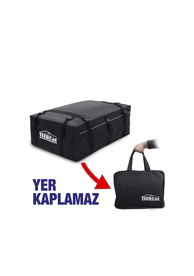 Teamcar Yeni Nesil Port Bagaj Araç Üstü Tavan Çantası Portbagaj - Tavan Çantası - 500 Lt