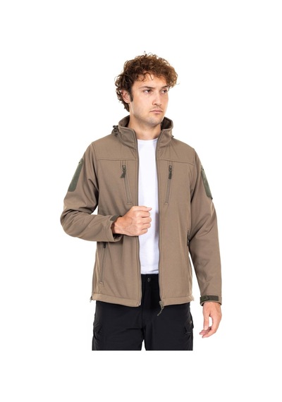 Akn 01 Taktik Softshell Mont Yeşil Çok Renkli
