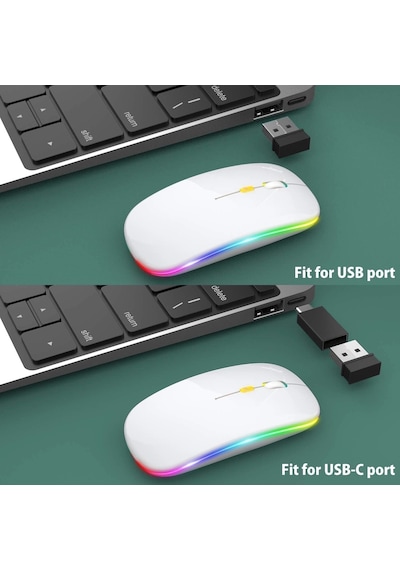 Blackbird Game Center BWM6 Kablosuz 1600DIı Işıklı Kablosuz Mouse