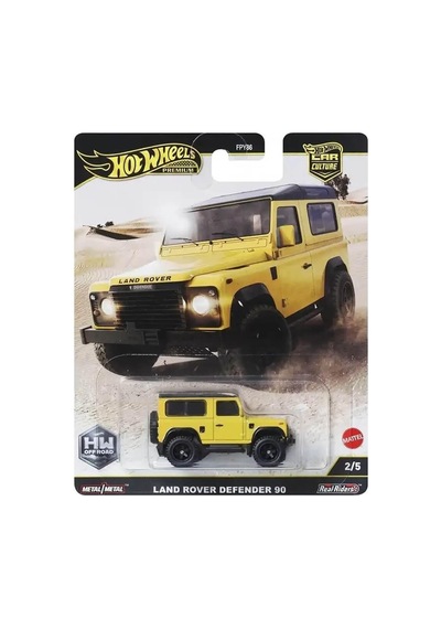 Hot Wheels Premium Car Culture Land Rover Defender 90 Jbk74 Çok Renkli
