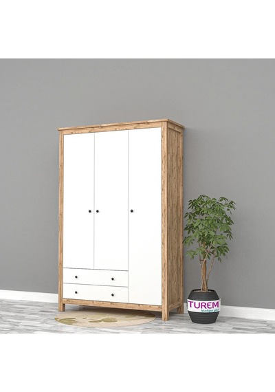 Honey 3 Kapılı Dolap Suntalam Sis Gri