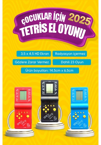 Nostaljik El Atarisi Tetris Glrshop