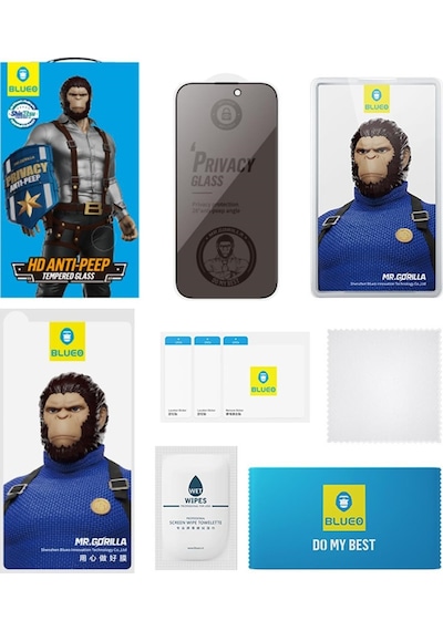 Blueo Apple Uyumlu iPhone X/xs/11 Pro Privacy Hayalet Ekran Koruyucu
